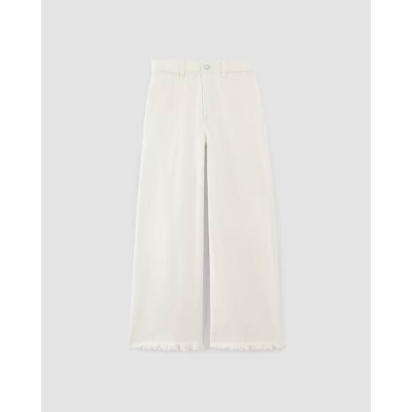 New Everlane The Mariner Cropped Jean White Size 29 Women - Picture 6 of 13